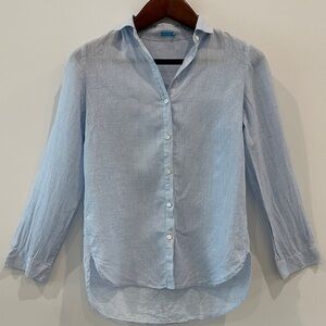 Sky Blue Britt Linen Shirt